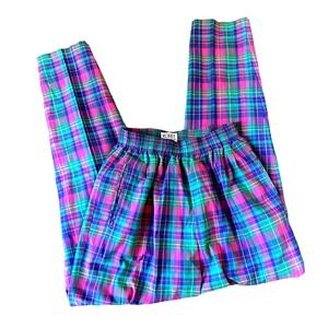 koret francisca • vintage golf slacks pleated pull on preppy y2k plaid barbie